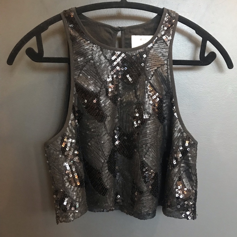 Sequined Tank Top